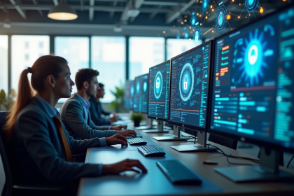 Groupe d experts en informatique collaborant sur la sécurité réseau